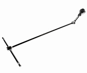 Ключ трещотка 1/4" 72 зуба 460мм Т-образный JTC