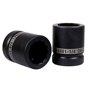 Головка ударная S16M1-1/4"DH